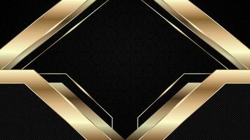 luxe abstract achtergrond met gouden element vector