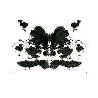 Rorschach inkblot test willekeurige abstracte achtergrond vector