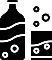 fles drinken icoon symbool vector afbeelding. illustratie van de drinken water fles glas ontwerp beeld