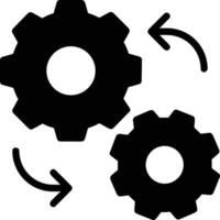 uitrusting instelling symbool icoon vector afbeelding. illustratie van de industrieel wiel mechine mechanisme ontwerp beeld