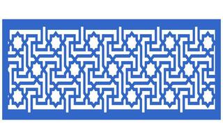 decoratief bloemen patronen, meetkundig sjabloon voor cnc laser snijdend vector