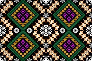 ikat etnisch aztec borduurwerk stijl.figuur meetkundig oosters traditioneel kunst Patroonontwerp voor ikat achtergrond,behang,mode,kleding,verpakking,stof,afbeelding,vector illustratie. vector