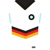 Duitsland Amerikaans voetbal team overhemd illustratie vector