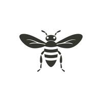 wesp insect icoon Aan wit achtergrond - gemakkelijk vector illustratie