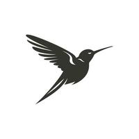 kolibrie vogel icoon Aan wit achtergrond - gemakkelijk vector illustratie