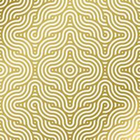 patroon naadloos luxe wit en goud Golf cirkel lijn abstract. meetkundig lijn panorama vector ontwerp voor Kerstmis achtergrond
