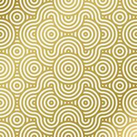 patroon naadloos luxe wit en goud Golf cirkel lijn abstract. meetkundig lijn panorama vector ontwerp voor Kerstmis achtergrond