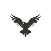 gouden adelaar icoon Aan wit achtergrond - gemakkelijk vector illustratie