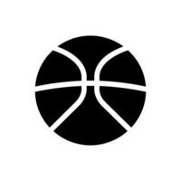basketbal icoon Aan wit achtergrond - gemakkelijk vector illustratie