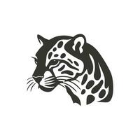 ocelot icoon Aan wit achtergrond - gemakkelijk vector illustratie