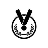 medaille ceremonie icoon Aan wit achtergrond - gemakkelijk vector illustratie
