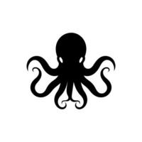 Octopus icoon Aan wit achtergrond - gemakkelijk vector illustratie