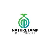 een logo met een vorm Leuk vinden een lieveheersbeestje of licht lamp in natuurlijk kleuren voor merken dat hebben een natuurlijk concept vector