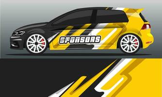 auto sticker wrap ontwerp vector. abstracte streep racen voor livery, voertuig, rally, race, auto. vector