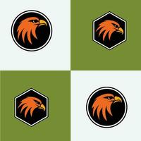 adelaar logo ontwerp vector