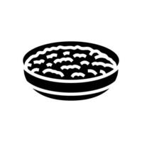 Frans keuken tapenade glyph icoon vector illustratie