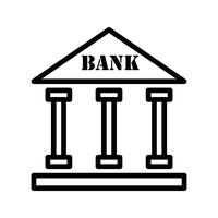 bank vector pictogram