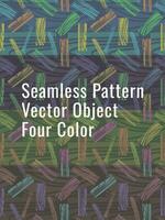 naadloos patroon, vector voorwerp creatief patroon. naadloos patroon van hand- getrokken elementen en veelkleurig, abstract ontwerp.
