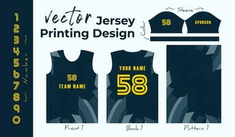 abstract vector ontwerp voor Jersey afdrukken. achtergrond patroon voor sport- team Jersey.