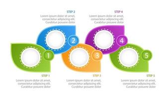 ontwerpsjabloon voor infographic grafiek vector