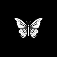 vlinder, minimalistische en gemakkelijk silhouet - vector illustratie
