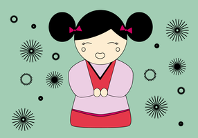 Gratis Geisha Vector