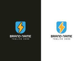 bout brief logo ontwerp vector