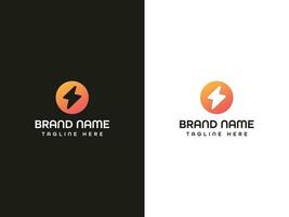 bout modern brief logo ontwerp vector