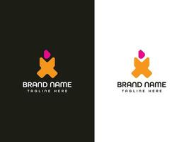 brief logo ontwerp vector