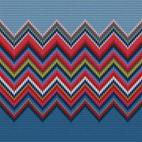 naadloos gebreid kleding stof patroon meetkundig patroon vector illustratie