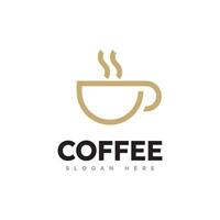 koffie logo vector icoon ontwerp