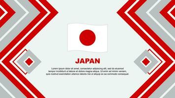 Japan vlag abstract achtergrond ontwerp sjabloon. Japan onafhankelijkheid dag banier behang vector illustratie. Japan ontwerp