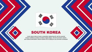 zuiden Korea vlag abstract achtergrond ontwerp sjabloon. zuiden Korea onafhankelijkheid dag banier behang vector illustratie. zuiden Korea ontwerp
