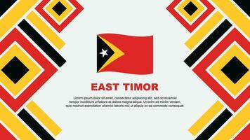 oosten- Timor vlag abstract achtergrond ontwerp sjabloon. oosten- Timor onafhankelijkheid dag banier behang vector illustratie. oosten- Timor
