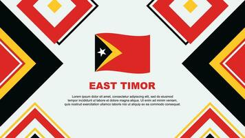oosten- Timor vlag abstract achtergrond ontwerp sjabloon. oosten- Timor onafhankelijkheid dag banier behang vector illustratie. oosten- Timor onafhankelijkheid dag