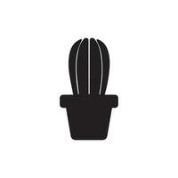 cactus icoon vector logo symbool woestijn bloem botanica fabriek tuin zomer tropisch illustratie tekening silhouet icoon