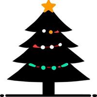 kerstboom clipart vector