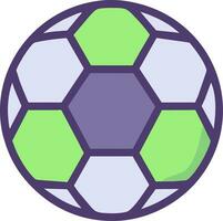 een voetbal bal icoon illustratie vector