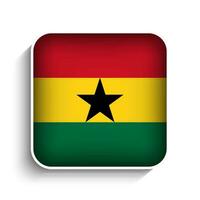 vector plein Ghana vlag icoon