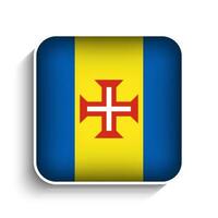 vector plein Madeira vlag icoon
