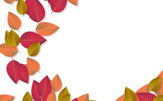 herfst verkoop sjabloon banner Vector achtergrond