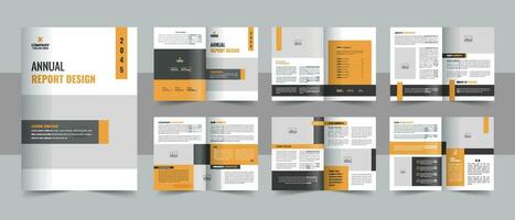 zakelijke bedrijf profiel brochure jaar- verslag doen van boekje bedrijf voorstel lay-out concept vector