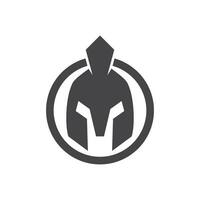 spartaans helm logo vector
