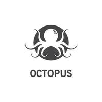 octopus logo ontwerp vector