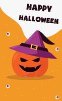 halloween kleurrijke heldere webbanner felicitatie - vector