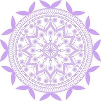 mandala. etnisch decoratief element. Islam, Arabisch, Indisch, en poef motieven. het is een circulaire en bloemen geïllustreerd ontwerp. vector