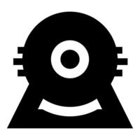 elektrisch motor elektromotor motor industrieel icoon zwart kleur vector illustratie beeld vlak stijl
