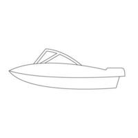 speedboot icoon vector