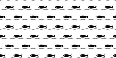 vis naadloos patroon haai vector Zalm dolfijn tonijn Golf tekening tekenfilm walvis oceaan zee sjaal geïsoleerd herhaling behang tegel achtergrond illustratie ontwerp