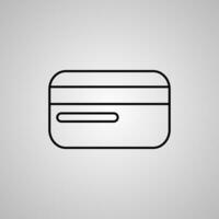 creditcard pictogram vectorillustratie vector